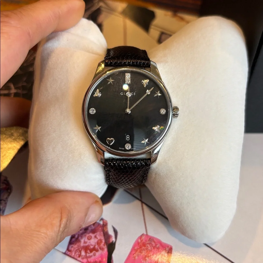 Gucci’s  Black Diamond Watch - Picture 6 of 8